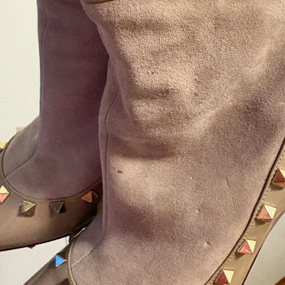 VALENTINO Garavani rockstud booties 38.5 preowned with box size 8.5 US - Picture 13 of 16